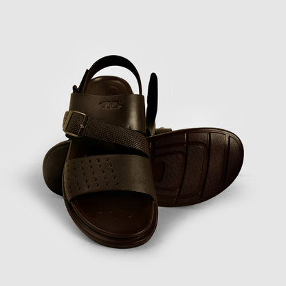 STRAP X Brown Sandals For Men SS-04