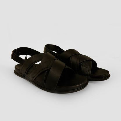 STARVYA BLACK Sandals For Men - SS-11