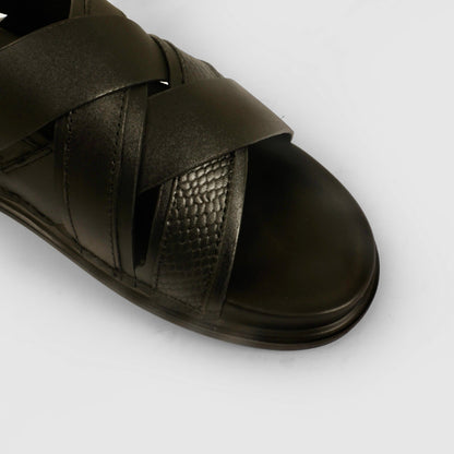 STARVYA BLACK Sandals For Men - SS-11